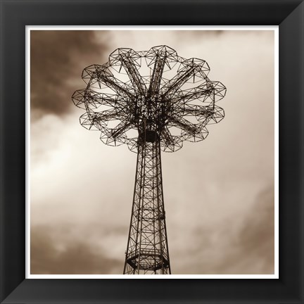 Framed Parachute Jump Print