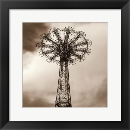 Framed Parachute Jump Print