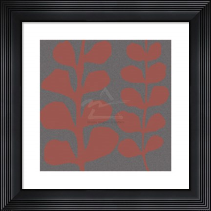 Framed Maidenhair Coral Stem (double) Print