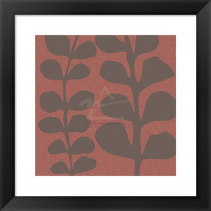 Framed Maidenhair Coco Stem (double) Print
