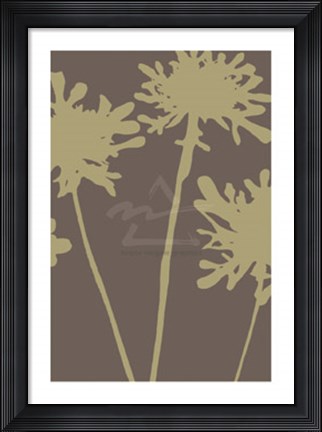 Framed Pompom Nutmeg Print