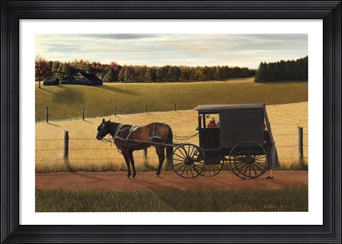 Framed Checking the Pies Print