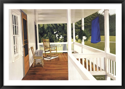 Framed Porch Print