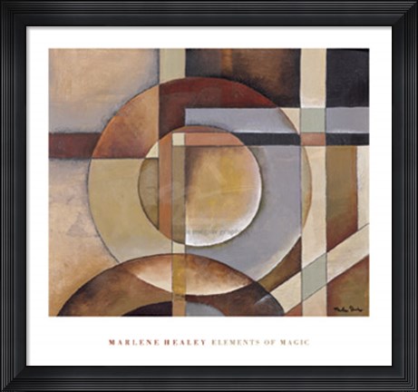 Framed Elements of Magic Print
