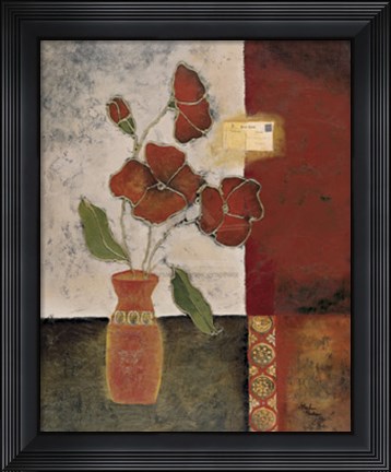 Framed Morning Florals Print