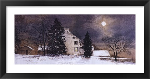 Framed Cold Night Print