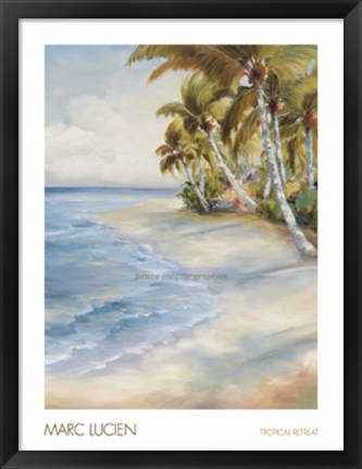 Framed Tropical Retreat Print