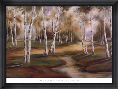 Framed Traveling Through Print