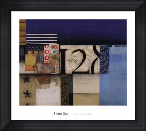 Framed Silent Sea Print