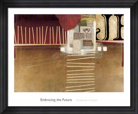 Framed Embracing the Future Print