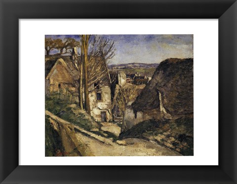 Framed House of the Hanged Man (La maison du pendu), Auvers sur Oise, 1873 Print