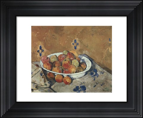 Framed Plate of Apples, c. 1897 Print