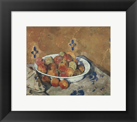 Framed Plate of Apples, c. 1897 Print