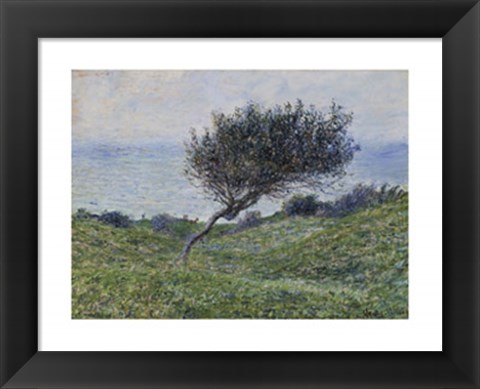 Framed Sea Coast at Trouville Print