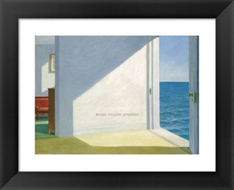 Framed Rooms by the Sea Print