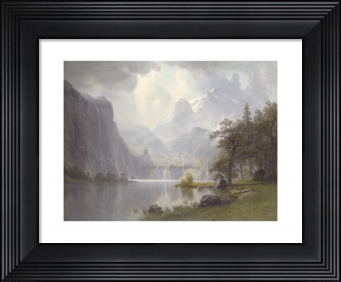 Framed In the Mountains, 1867 Print