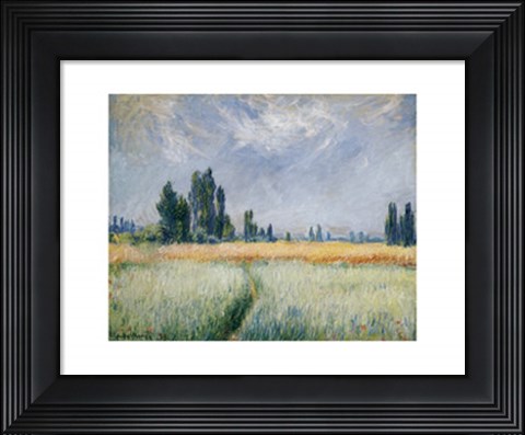 Framed Wheatfield, 1881 Print
