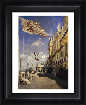 Framed Hotel des Roches Noires, Trouville, c.1870 Print