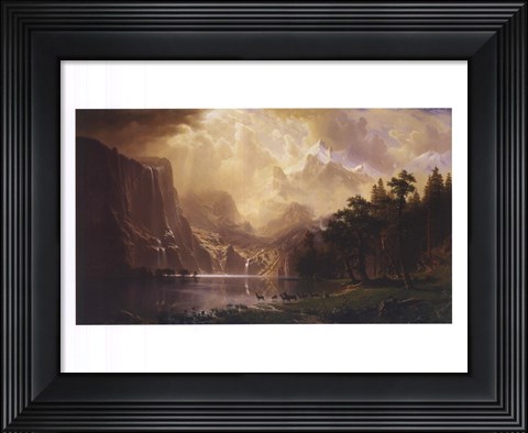 Framed Among the Sierra Nevada, California, 1868 Print