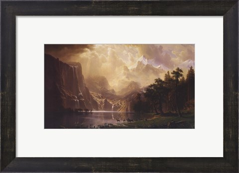 Framed Among the Sierra Nevada, California, 1868 Print