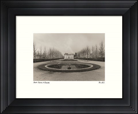Framed French Pavilion at Versailles Print