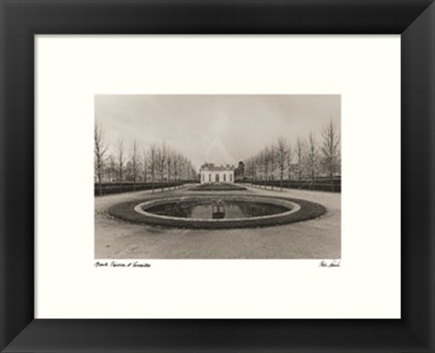 Framed French Pavilion at Versailles Print