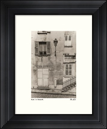Framed Musee du Montmartre Print