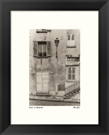 Framed Musee du Montmartre Print