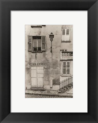 Framed Musee du Montmartre Print