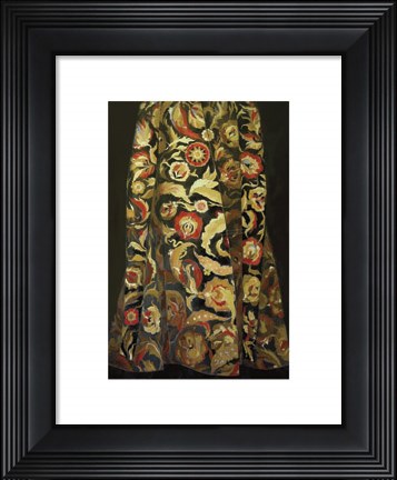 Framed Goldflower Kaftan Print