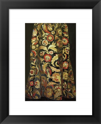 Framed Goldflower Kaftan Print