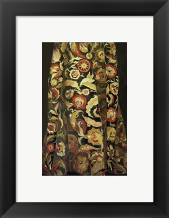 Framed Goldflower Kaftan Print