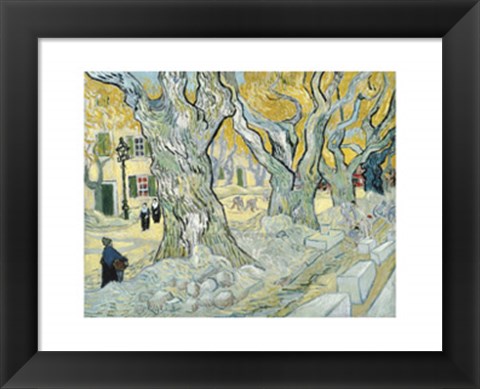 Framed Road Menders, c.1889 Print