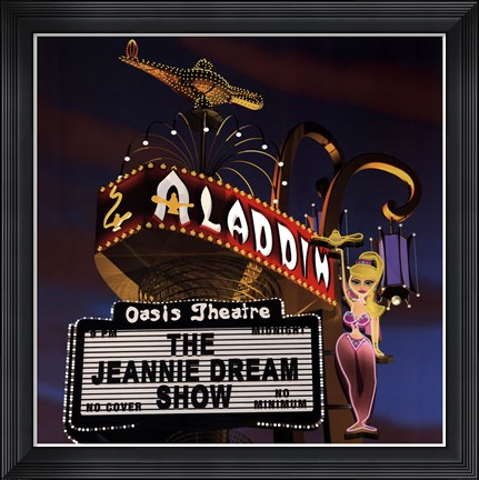 Framed Aladdin Print