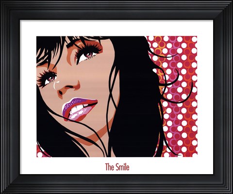 Framed Smile Print
