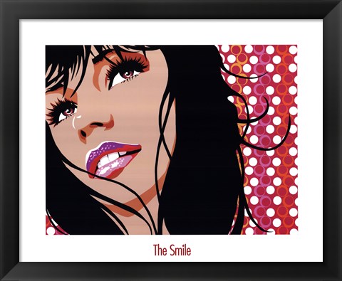 Framed Smile Print