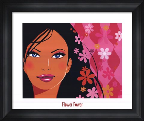 Framed Flower Power Print