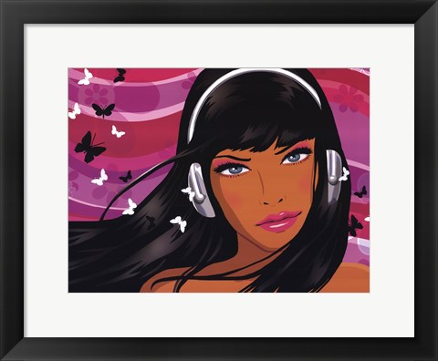 Framed Gentle Waves Print