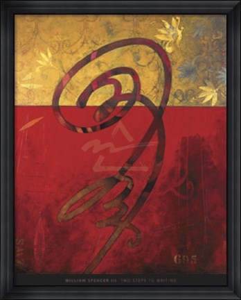 Framed Two Steps to Writing Print