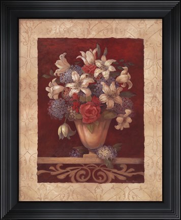 Framed Arlene&#39;s Bouquet II Print
