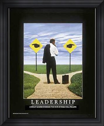 Framed Leadership Print