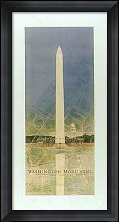 Framed Washington Monument Print