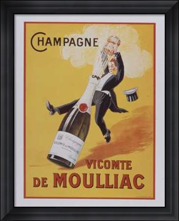 Framed Champagne Print