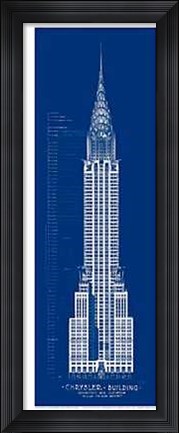 Framed Chrysler Building Print