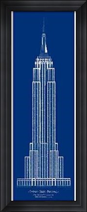 Framed Empire State Building Print