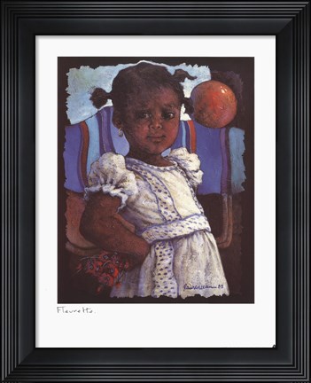 Framed Fleurette Print