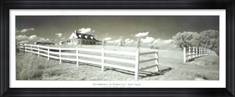 Framed Farmhouse in Tennessee, New York Print