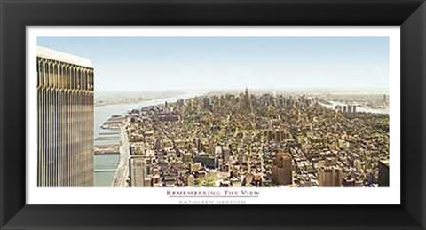 Framed Remembering the View Print