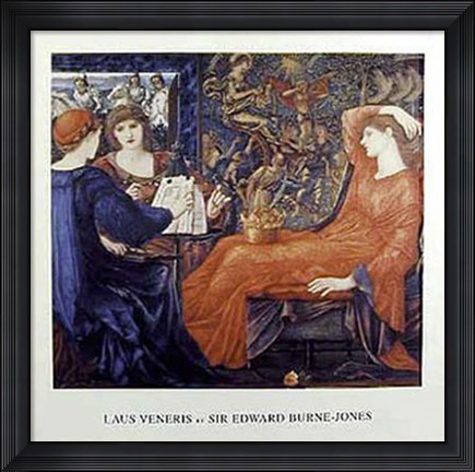 Framed Laus Veneris Print