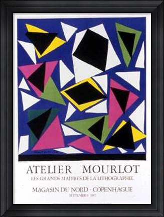 Framed L&#39;escargot (Le) Print
